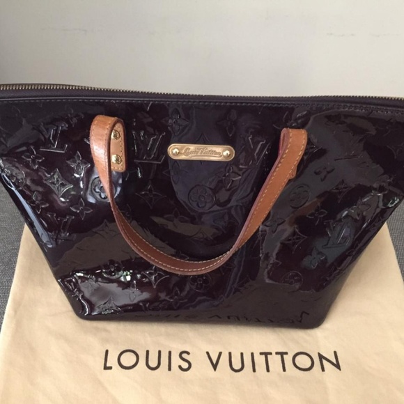LOUIS VUITTON Amarante Monogram Bellevue Bag - Picture 1 of 7